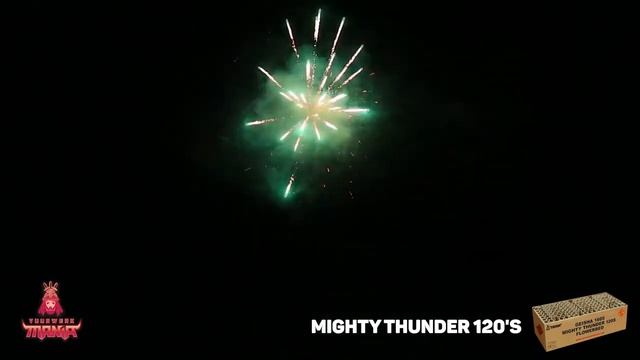 Mighty Thunder 120-Schuss-Feuerwerk-Verbund von GEISHA смотреть онлайн
