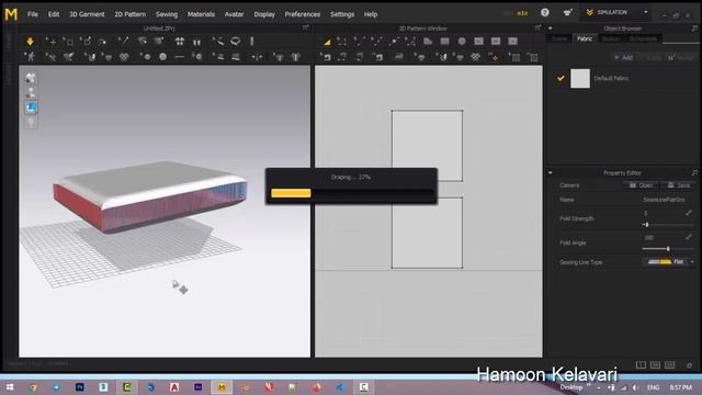 Pillow modeling on Marvelous Designer смотреть онлайн