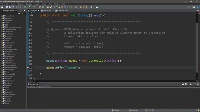 Создание очереди из структур данных за 10 минут // Queue data structures in 10 minutes