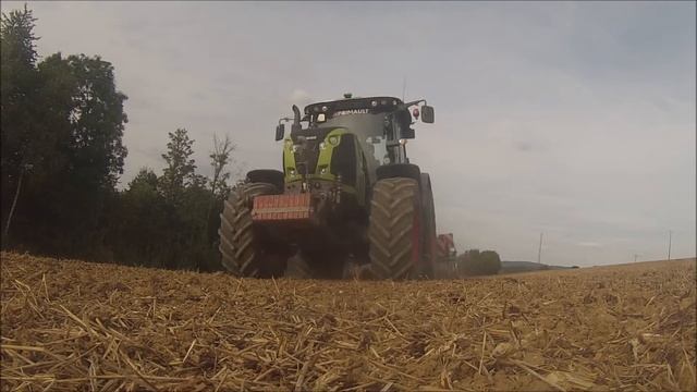 Déchaumage 2016, Claas 810! смотреть онлайн