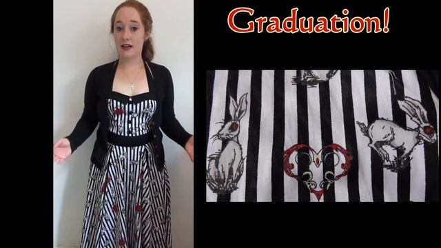 My GRADUATION Outfit! DEAD BUNNIES, STRIPES, ROSES?! смотреть онлайн
