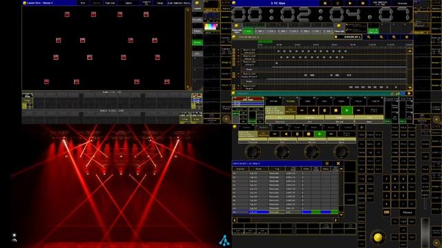 Timecoding GrandMA2 & Depence2 lightshow to Skrillex First Of The Year! Part 5 #live #grandma2 смотреть онлайн