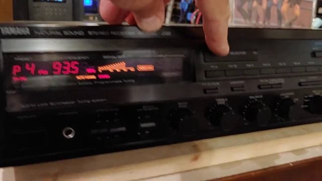 Vintage Yamaha RX-530 Stereo Receiver. DEMO.