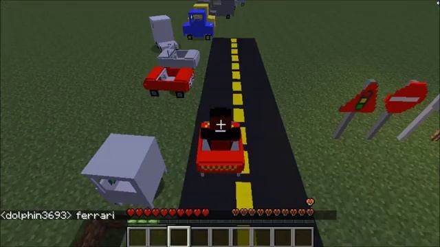 'Minecraft vehicle mod review. Ferrari is the Best!' DOLPHIN GAMING смотреть онлайн