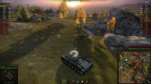 World of Tanks KV-1s - Soviet Tier 6 Heavy Tank Replay смотреть онлайн