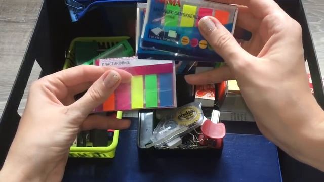 ASMR Stationery box Коробка с канцтоварами АСМР Много триггеров Шёпот Мурашки смотреть онлайн