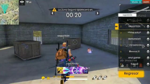 MAMBA NEGRA 🏆 campeón Nahuel. Por el premio de RAFAEL.... Free fire. Noche de premios. смотреть онлайн