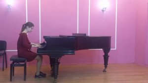 И. С. Бах. Двухголосная фуга до минор