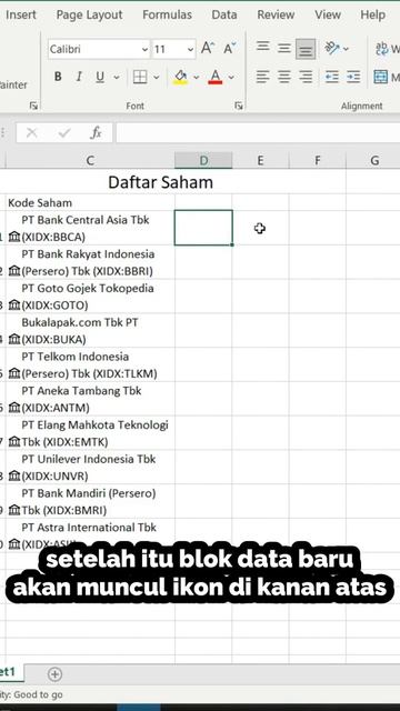 Cek Harga Saham Terbaru pakai Excel смотреть онлайн