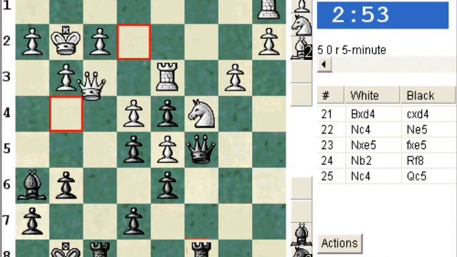 Chess World.net: Blitz #334 vs. buffos (2237) - Benko gambit: main line (A58) (Chessworld.net) смотреть онлайн