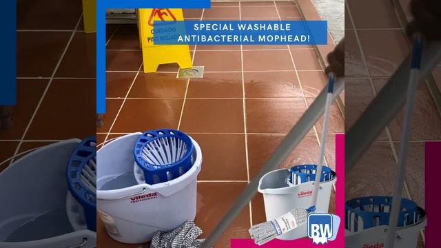 Washable, durable, lightweight: The Vileda Supermop Bucket + Handle + Mophead смотреть онлайн