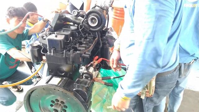 ENGINE TEST, CUMMINS 6BTA5.9-C150