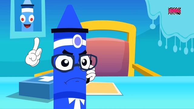 Five Little Crayons | Nursery Rhymes For Babies | Songs For Kids And Childrens смотреть онлайн