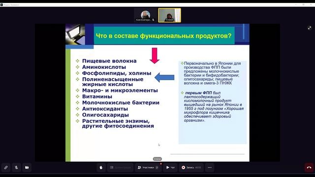 Коррекция питания с помощью функциональных продуктов питания 31.01.25 14-56-24 — запись смотреть онлайн