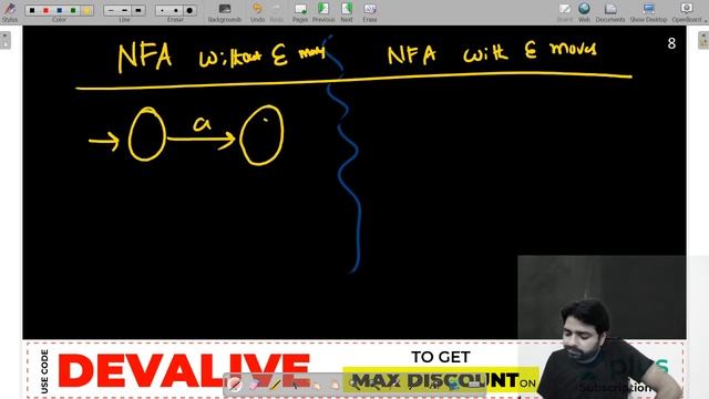 Theory of Computation (TOC) | NFA with and without Epsilon moves | Lec 15 | GATE CSE Exam смотреть онлайн