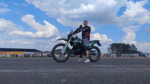 Замер динамики разгона мотоцикла Roliz Sport 003 RRC с двигателем 175FMN (172FMM-75мм) звёзды 14/47