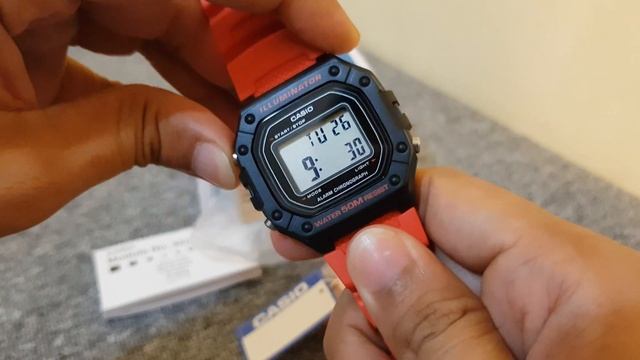 The Most Budget Casio Digital Watch W218H-4B & W218H-4B2