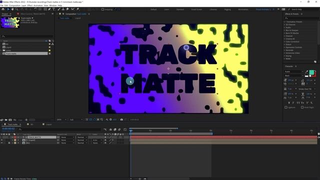 Learn Track Matte in 5 minutes After Effects Tutorial смотреть онлайн
