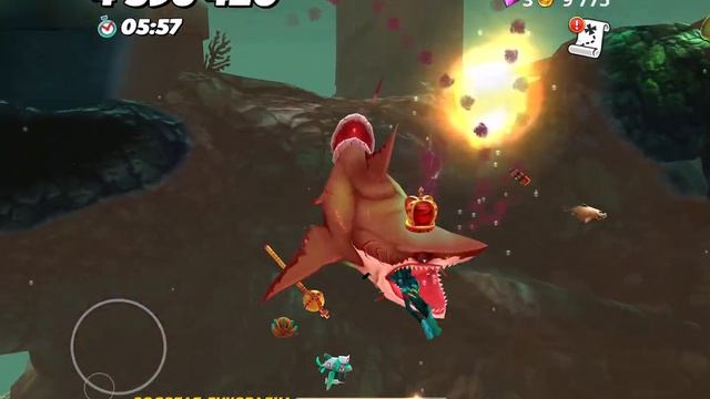Hungry Shark World | Прокаченный Мегалодон! смотреть онлайн
