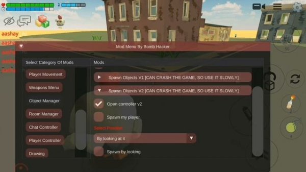 chicken gun bomb hacker mod menu game play😀😁😅
