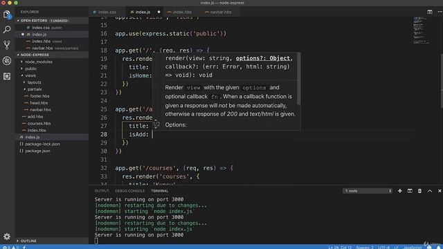 Полное руководство NodeJS Урок 23 Рендеринг данных смотреть онлайн