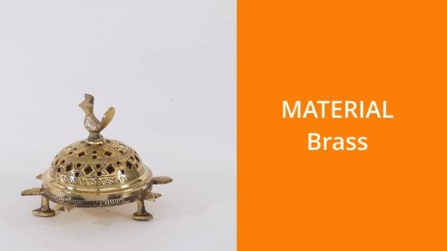 Brass Incense Burner Turtle and Peacock Loban By "ServDharm" - Gagan Dhawan смотреть онлайн