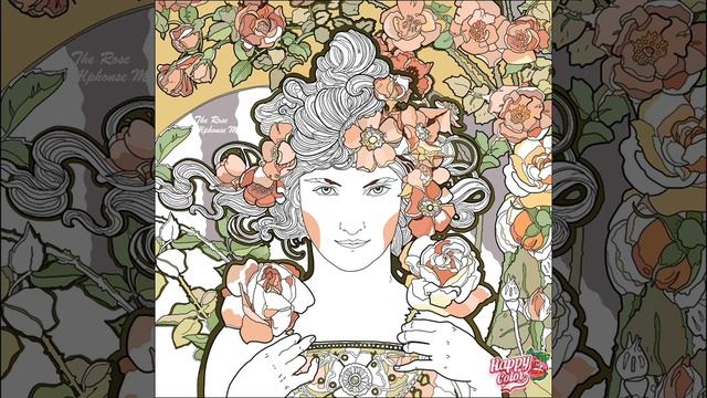 Paint by numbers - art - Alfons Mucha - The Rose смотреть онлайн