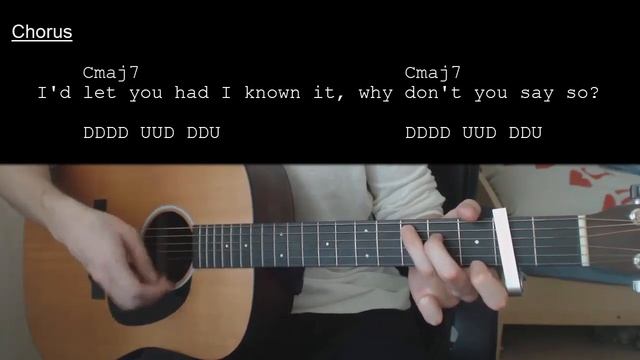Doja Cat – Say So EASY Guitar Tutorial With Chords / Lyrics смотреть онлайн