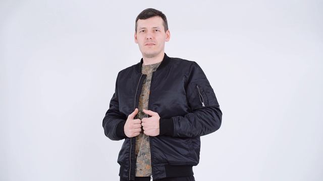 Куртка Vintage Industries Westford MA1 черный смотреть онлайн