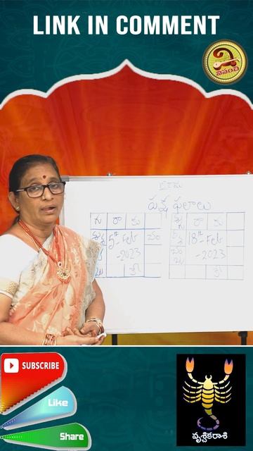 Vruschika Rasi February 2023 Telugu ( 5th Feb-18th Feb ) | Vipanchi Bhakti смотреть онлайн