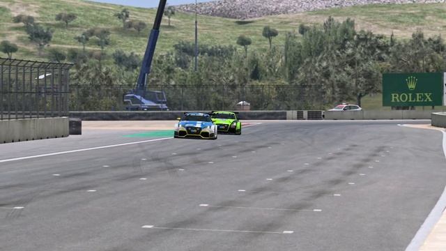 Fight for the podium at Laguna Seca with 3D Discord | Raceroom - Audi TT RS VLN смотреть онлайн