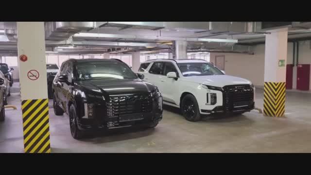 Новые ХЕНДЭ ПАЛИСАДЫ 2025г. в 3.5 л., бензин, полный привод, 249л.с. Black Edition - 8 мест в Москве смотреть онлайн