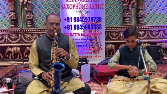Ravivarmana Kunchada Kale Bale Song saxophone janardhan & flute Datta смотреть онлайн
