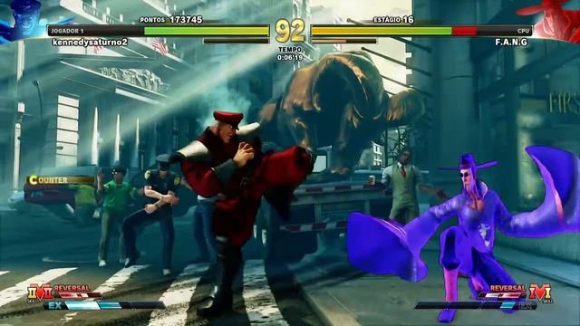 SFV-Street Fighter V - Desafios Sobrevivência - Normal (M. Bison) PS4 смотреть онлайн