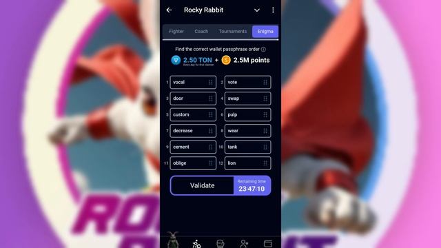 Rocky Rabbit No. 2 Code Enigma reward | Rocket Rabbit Combo | Rocky Rabbit Enigma New Features Solv смотреть онлайн