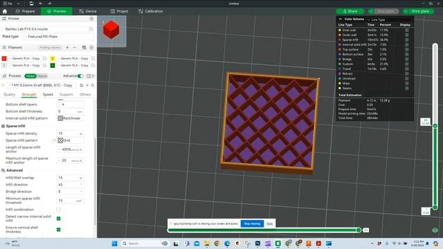 Best 3d Printing Infill Pattern | Speed Vs Strength | Bambu Studio смотреть онлайн