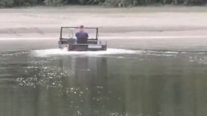 Переплываю протоку Оби