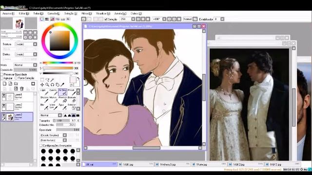 Anthony & Kate (The Bridgertons serie - Julia Quinn) [SPEEDPAINT] Tool Sai смотреть онлайн