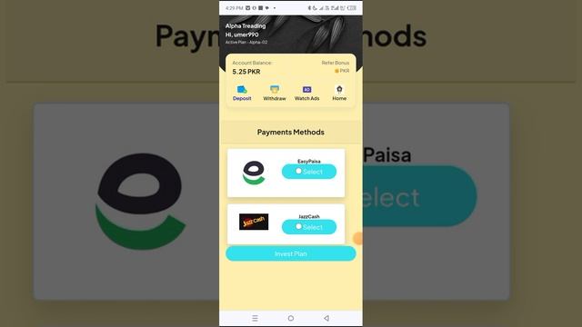 🔥 New Online Easypaisa Jazzcash Earning App -Alpha Trading Earn Money Online