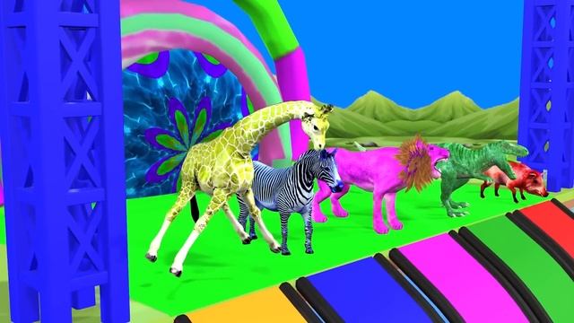 5 Giant Ducks, Tiger, Lion, Elephant, Gorilla, Zebra, Dog, Giraffe, Transfiguration funny animal смотреть онлайн