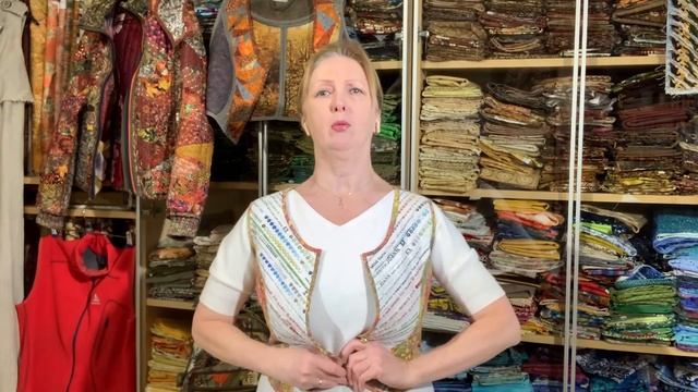 Как собрать лоскутную жилетку своими руками смотреть онлайн