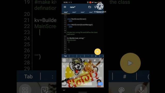 Create a multi screen App using python kivy with screen transition смотреть онлайн