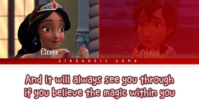 The Magic Within You - Color Coded Lyrics | Elena of Avalor "Spellbound" | Zietastic Zone👑 смотреть онлайн