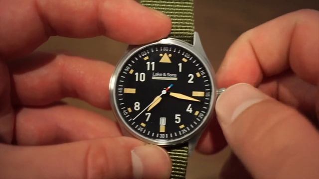 Lake and Sons Flieger Automatic Watch Review - Insane Value $129!! смотреть онлайн