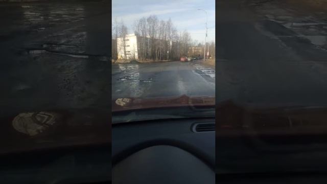 Петрозаводск, дороги ужас. смотреть онлайн