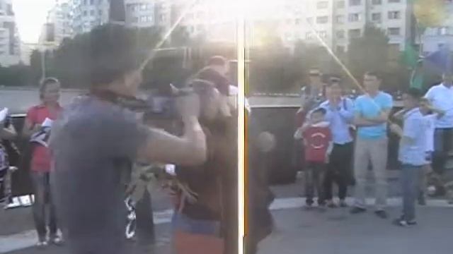 Предложение руки и сердца на Мосту Любви в Астане! смотреть онлайн