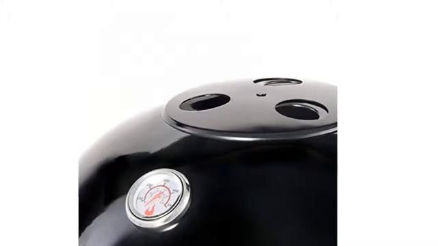 Char-Broil Kettleman™ Charcoal Barbecue Grill, Black Finish. смотреть онлайн