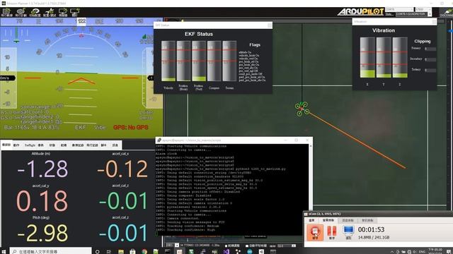 ArduPilot indoor navigation with Intel RealSense T265 + H380 + PH4-mini (Copter 4.1.0-beta5) GCS смотреть онлайн