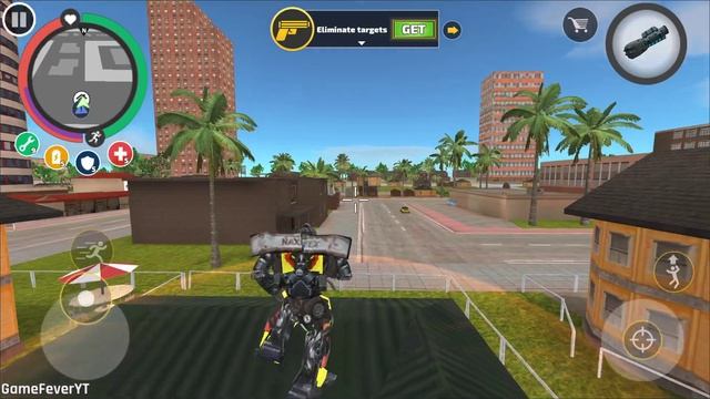 Rope Hero: Vice Town (Optimus Transformer Truck Fight Car Robot) Army vs Robot - Android Gameplay H смотреть онлайн