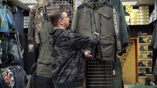 Костюм Huntsman Поплавок Siberia Floating Breathable серый/черный смотреть онлайн